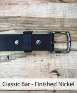 The Double Nickel Belt - Ready to ride.