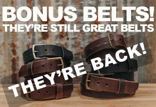 Hot Now Blem Belts!
