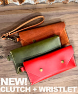 New! Clutch + Wristlet