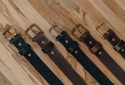 Nickel belt outlet buckle