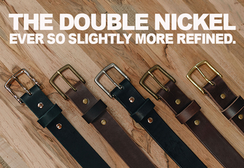The Double Nickel Belt - Ready to ride.