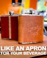 Leather Wrapped Flask