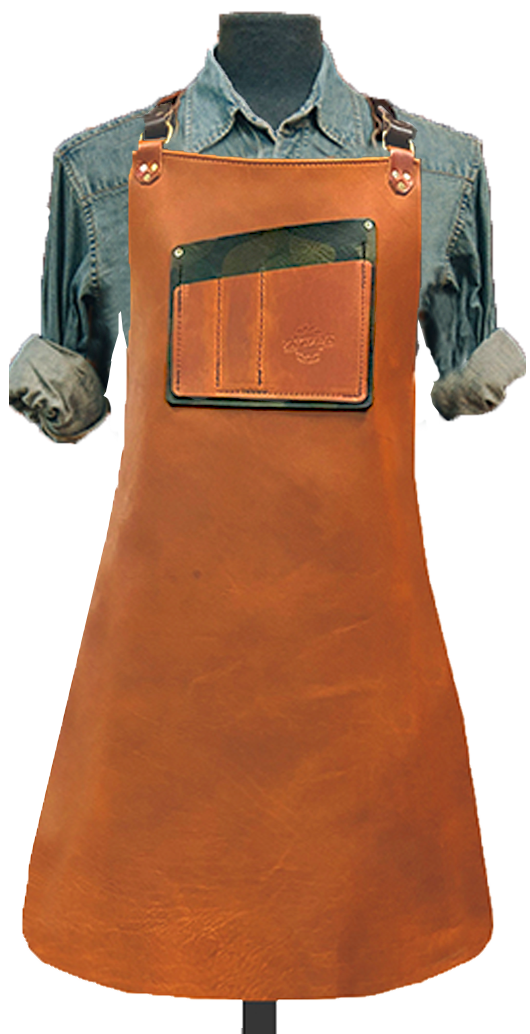 Rugged Leather Work Apron - Tobacco - Pure Classic – Calavera Tool Rugged Leather Work Apron - Tobacco - Pure Classic – Calavera Tool