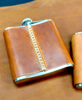 Leather Wrapped Flask