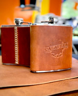 Leather Wrapped Flask