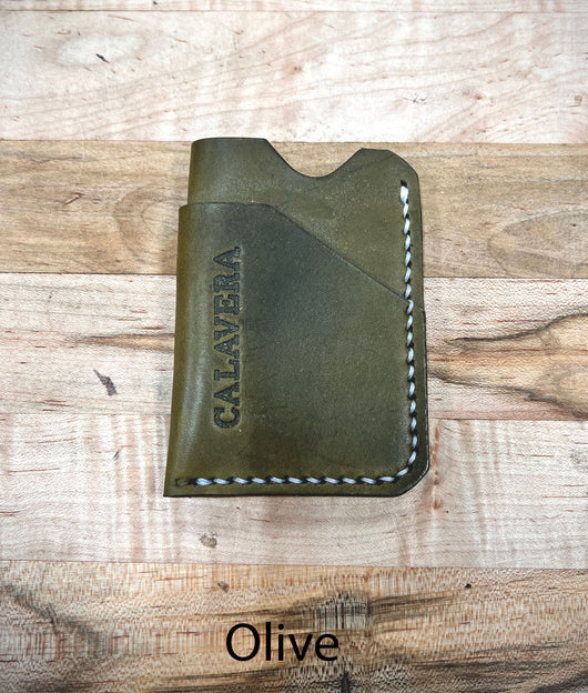 Minimalist Front Pocket Wallet in Color 8/Black Chromexcel – Vermilyea Pelle